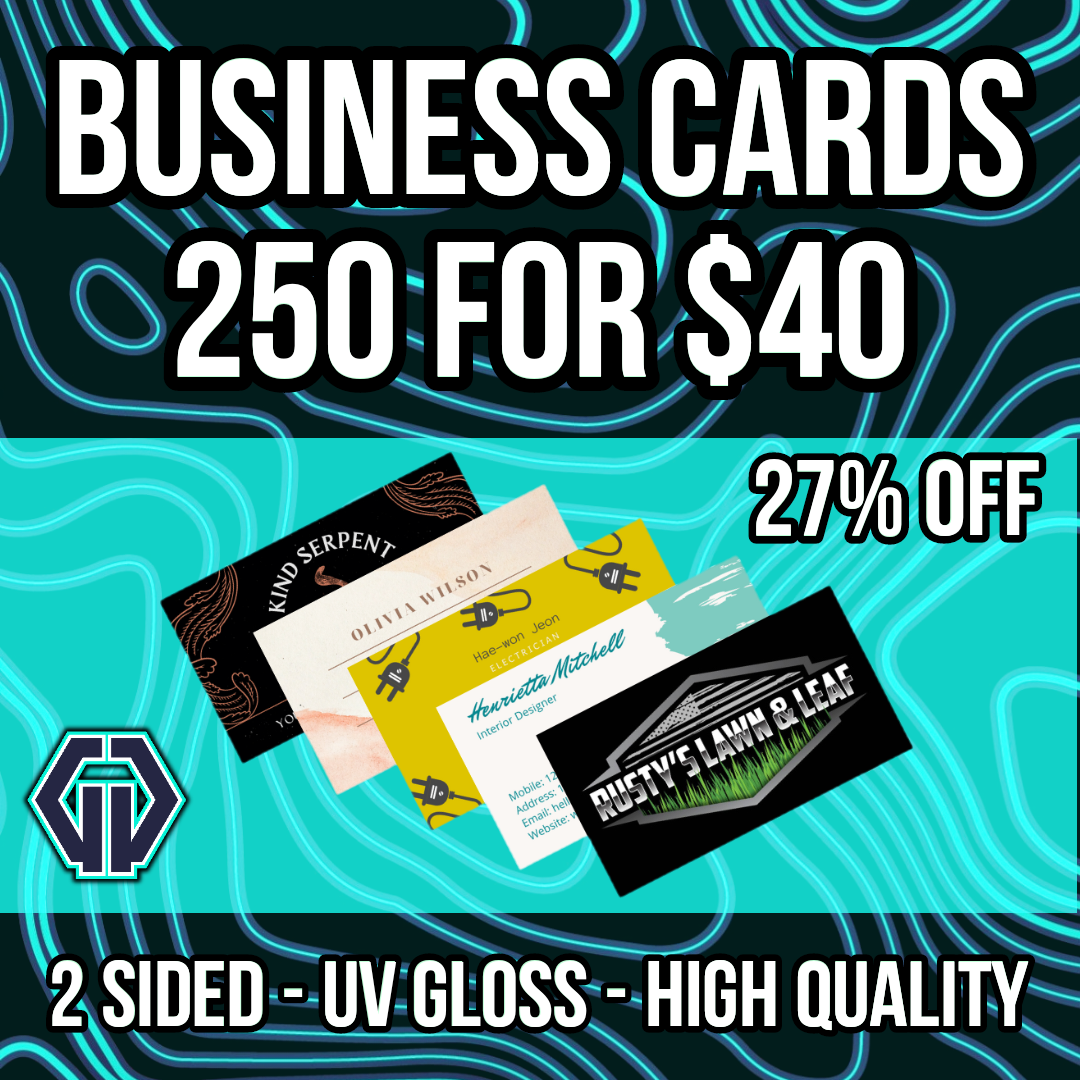 250 Business Cards For Only $40