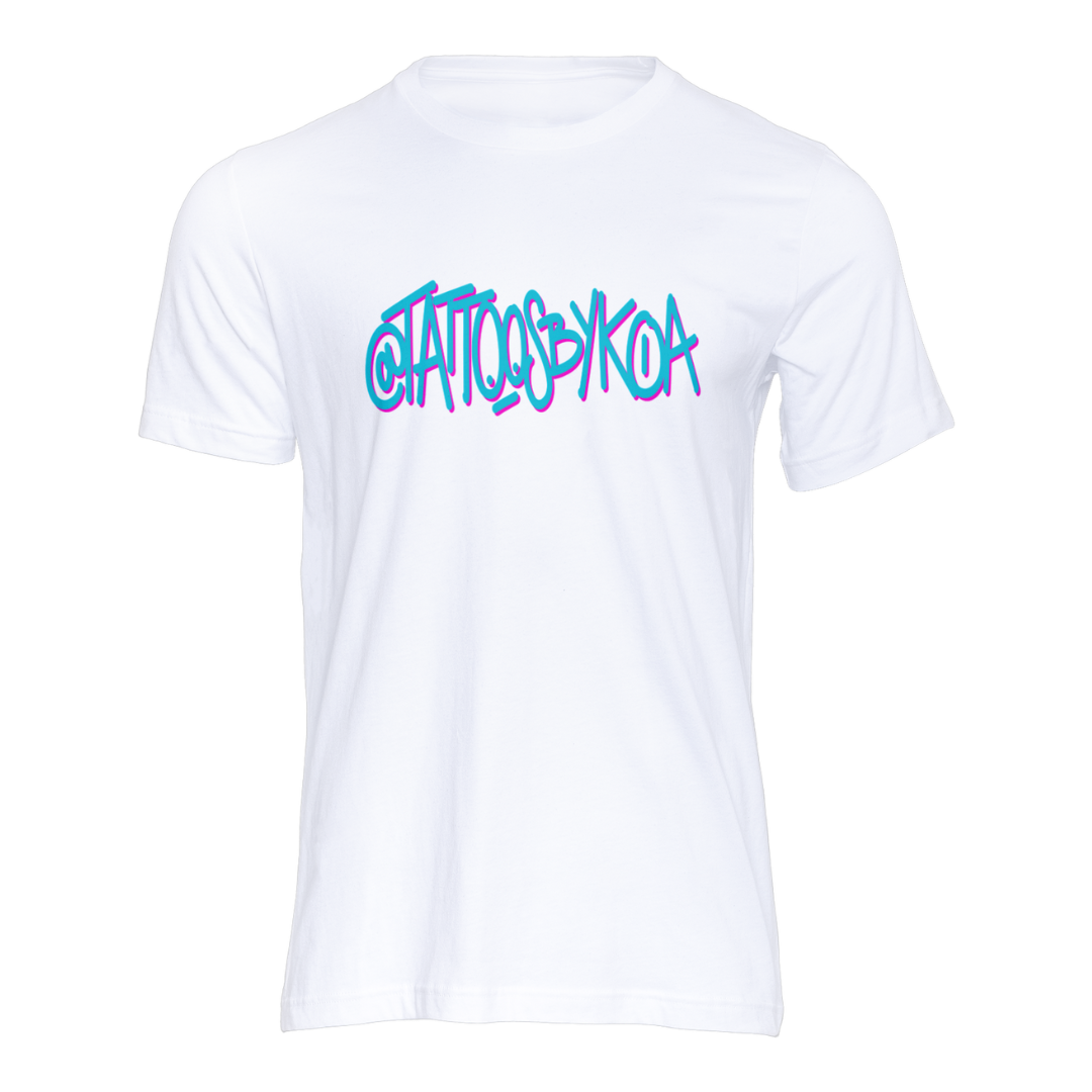 Tattoos By Koa - Blue Pink - Tshirt - KOA