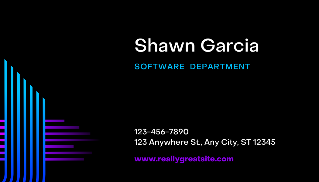 Galaxy Developer - Business Card Template - One Side – Grafpros