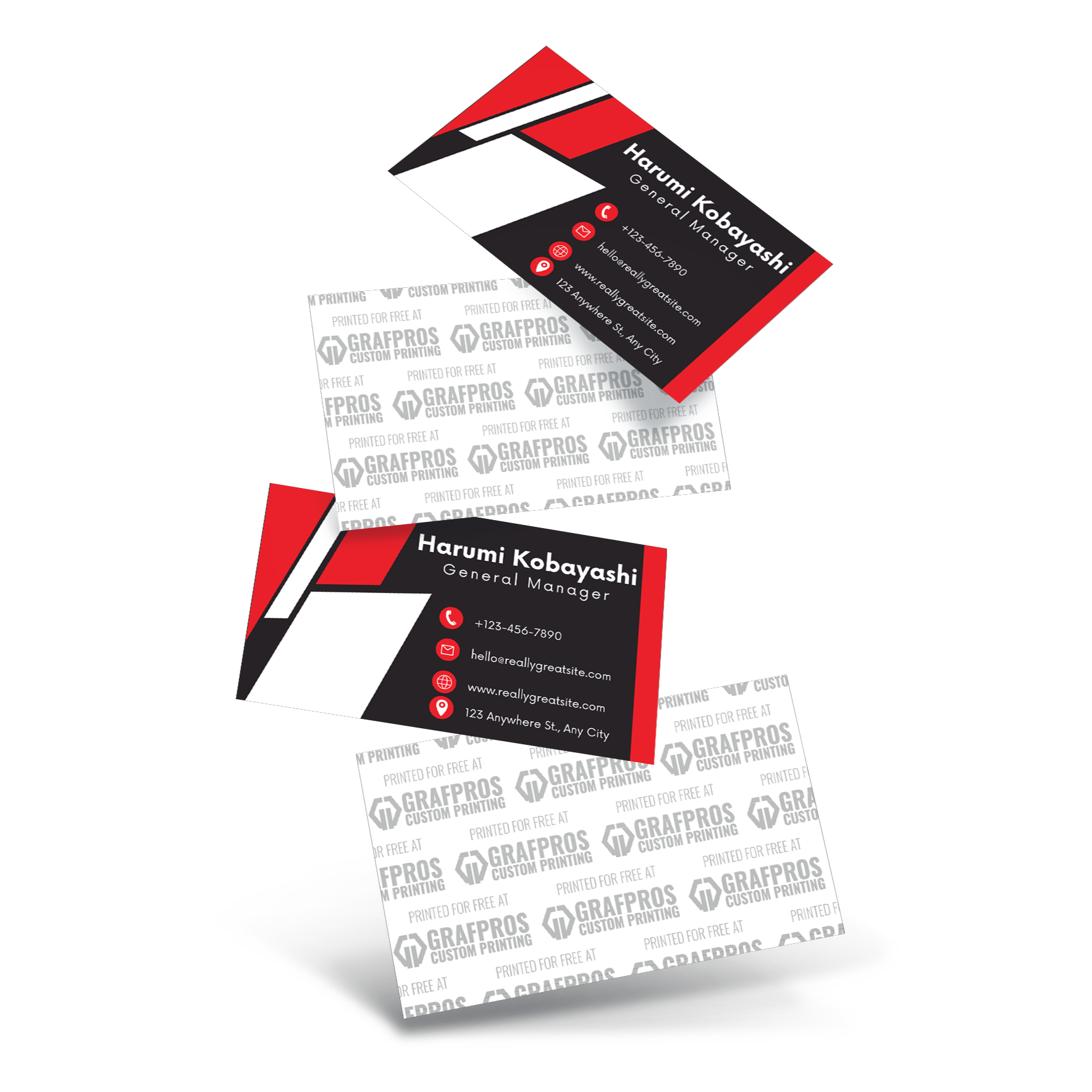 Business Card Magnets - Custom Graphics