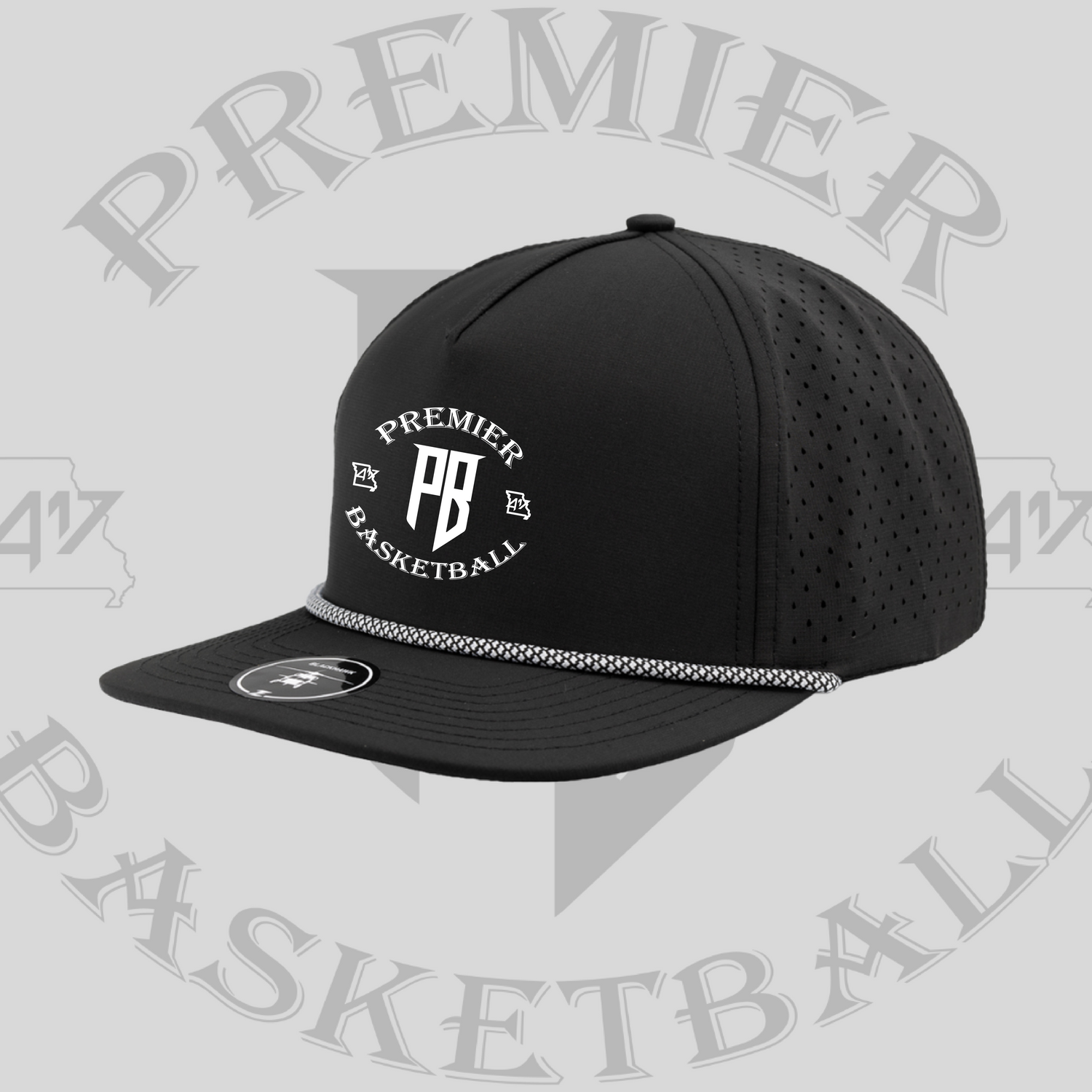 Zapped Headwear Premium Embroidered Rope Hat