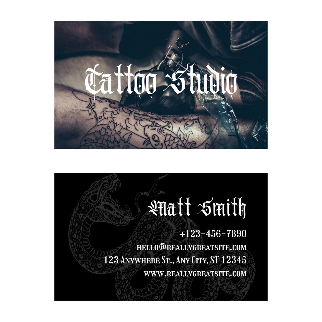 Tattoo Business Card