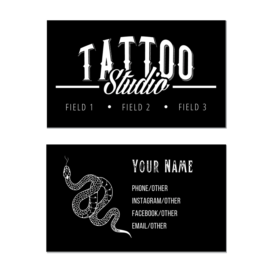 Tattoo Business Card