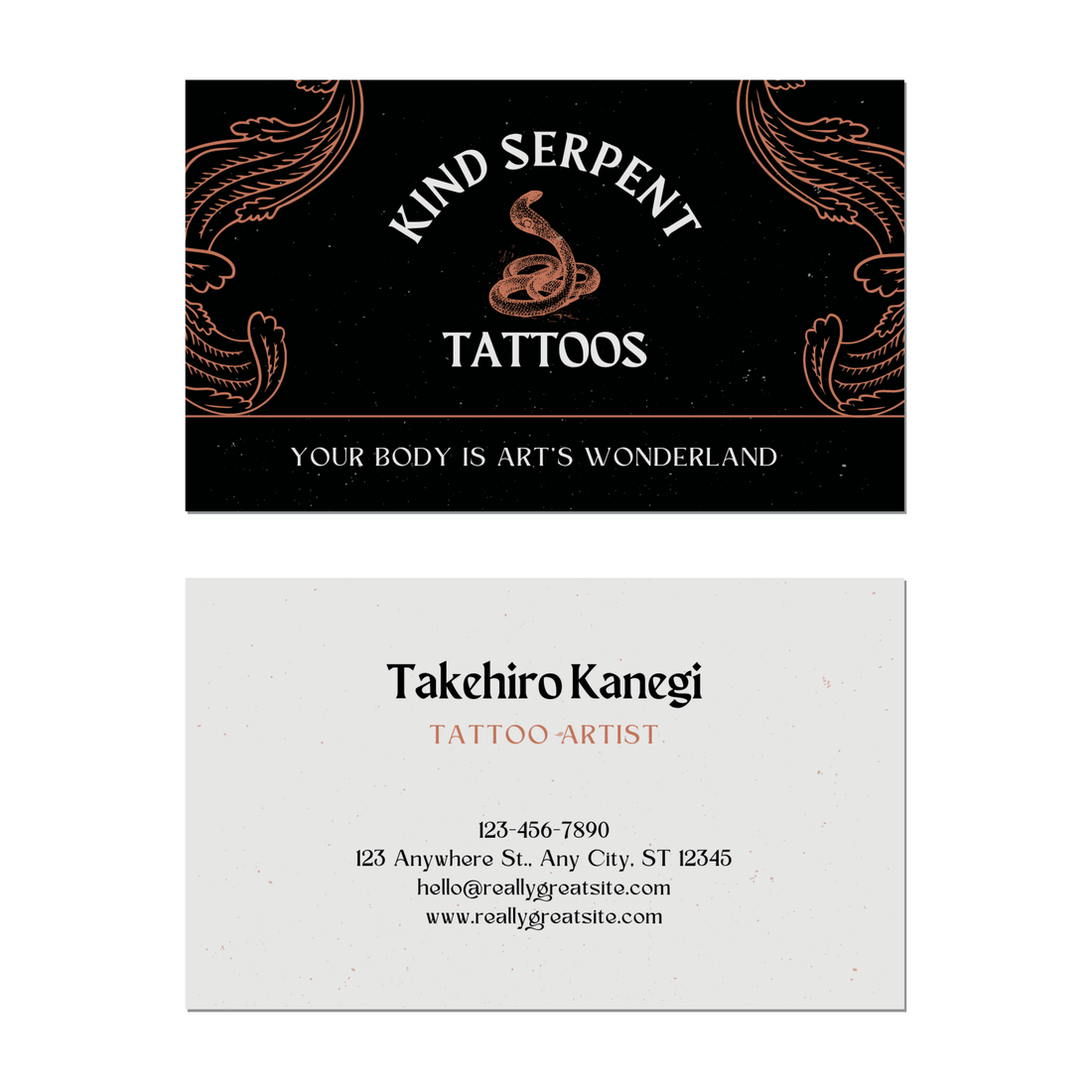 Tattoo Business Card