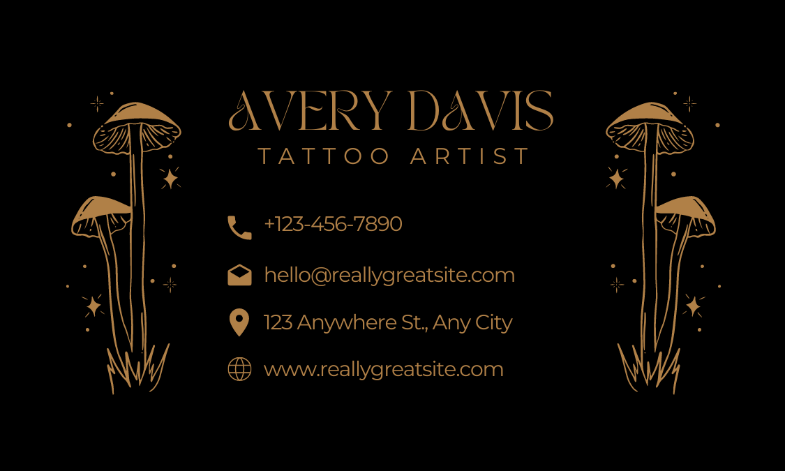 Modern, Professional, Tattoo Business Card Design for a Company by  ideaz2050 | Design #4050039