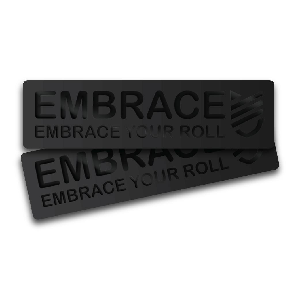 BLACK ON BLACK STICKERS – Grafpros